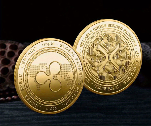 Moneda de Fantasía Ripple Dorada 1