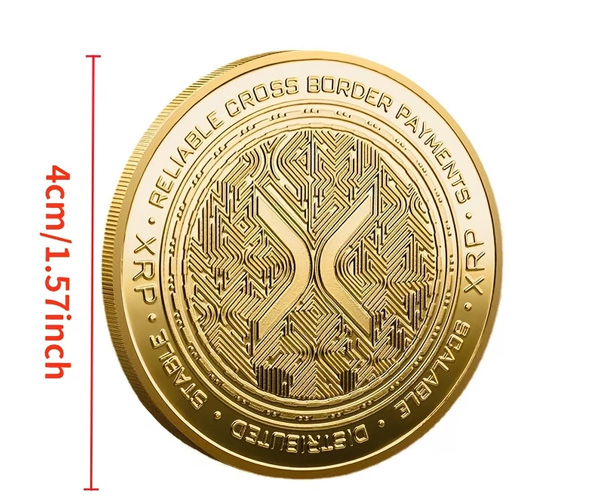 Moneda de Fantasía Ripple Dorada 2