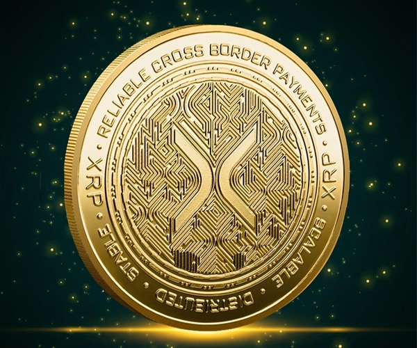 Moneda de Fantasía Ripple Dorada 3