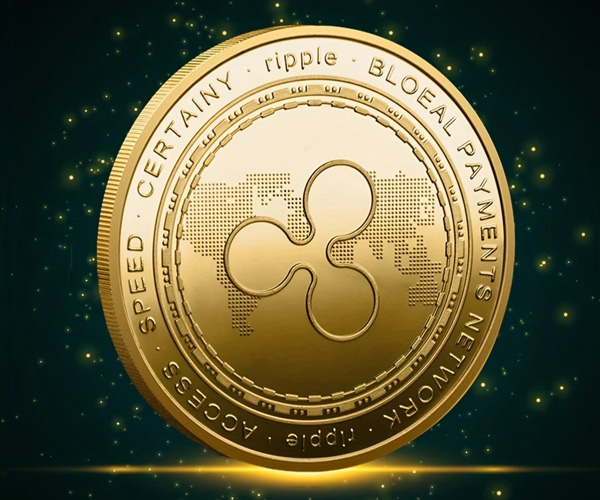 Moneda de Fantasía Ripple Dorada 4