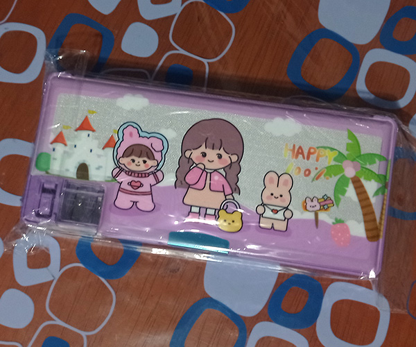 Cartuchera Imantada Doble con tajador Niña 1