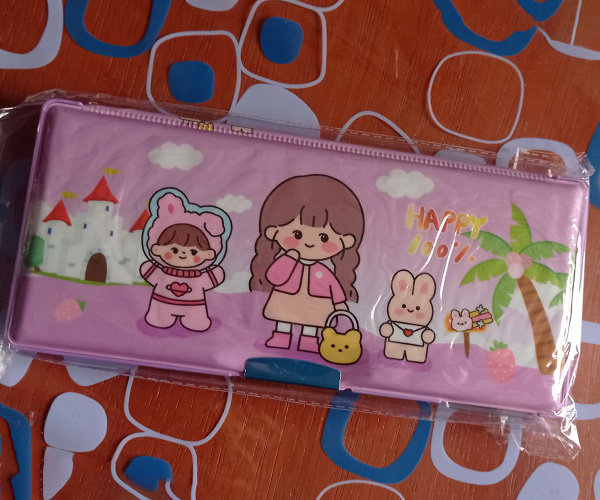 Cartuchera Imantada Doble con tajador Niña 2