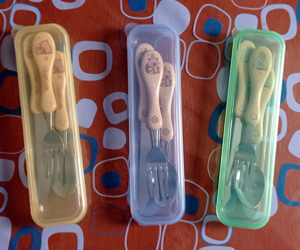 Cubierto Capibara set 3 Cuchara, Tenedor y Cuchillo 4