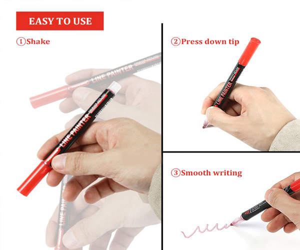 Plumones Doble Contorno Caja x 08 4