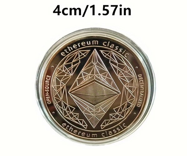 Moneda de Fantasía Ethereum Dorada 1