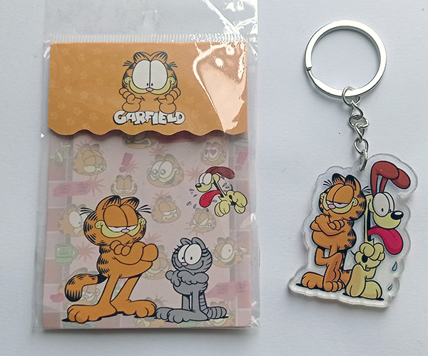 Llavero Acrílico Garfield 1