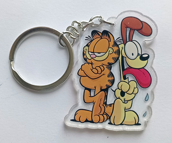 Llavero Acrílico Garfield 3