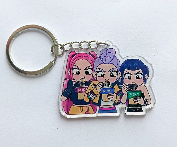 Llavero Acrílico KPOP Demon Hunters 3