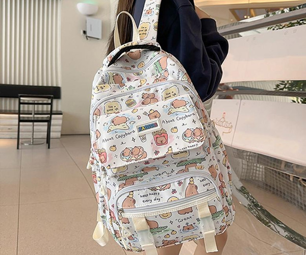 Mochila Capibara Blanco 1