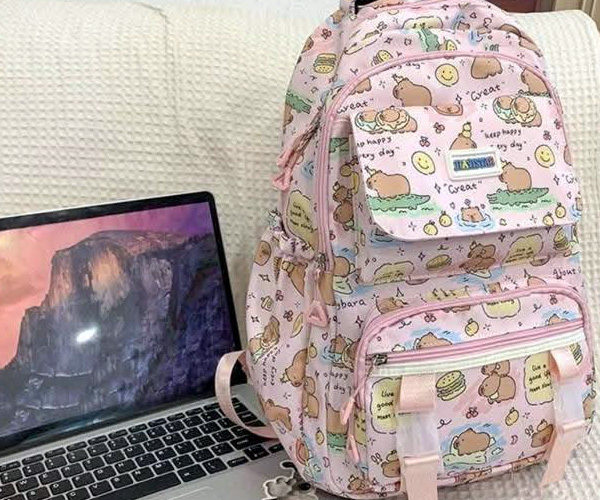 Mochila Capibara Rosado 1