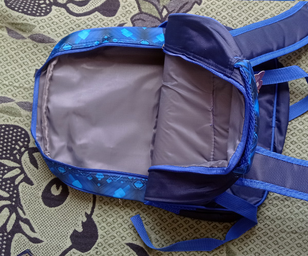 Mochila Labubu Luces Led Azul 4