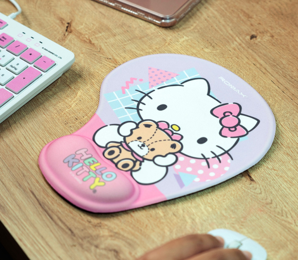 Mousepad Almohadilla Hello Kitty y osito sentados 1