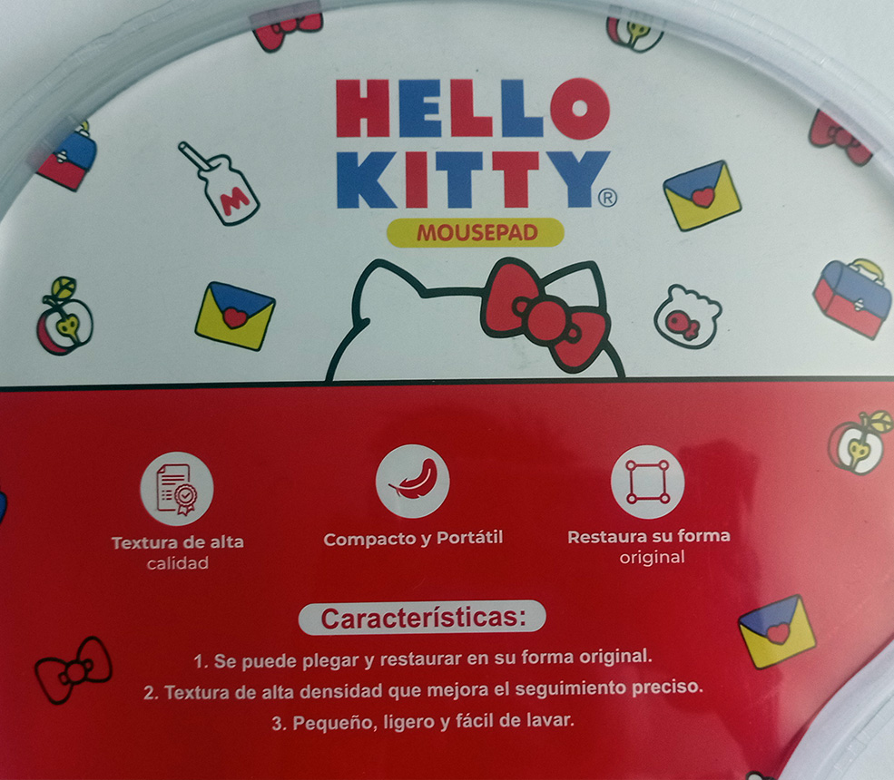 Mousepad Almohadilla Hello Kitty Sentada 4