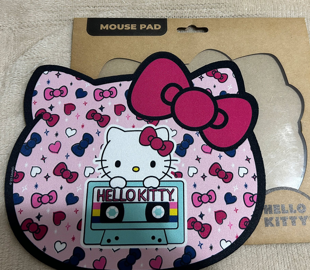 Mousepad Hello Kitty Troquelado Kitty cassete 1