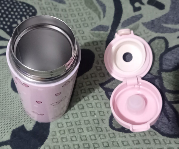 Termo Labubu 420ml Celeste 3