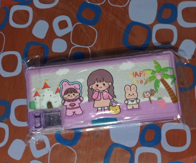 Cartuchera Imantada Doble con tajador Niña