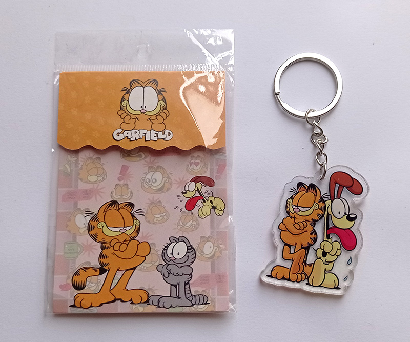 Llavero Acrílico Garfield