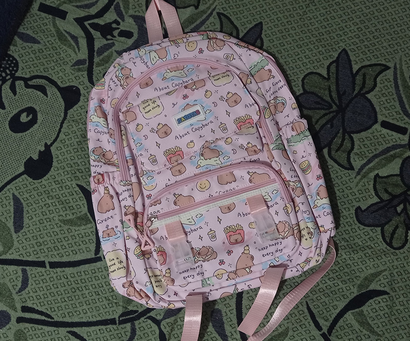 Mochila Capibara Rosado